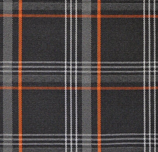 Orange VW fabric swatch