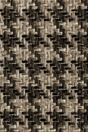 Houndstooth — Brown / Creme fabric swatch