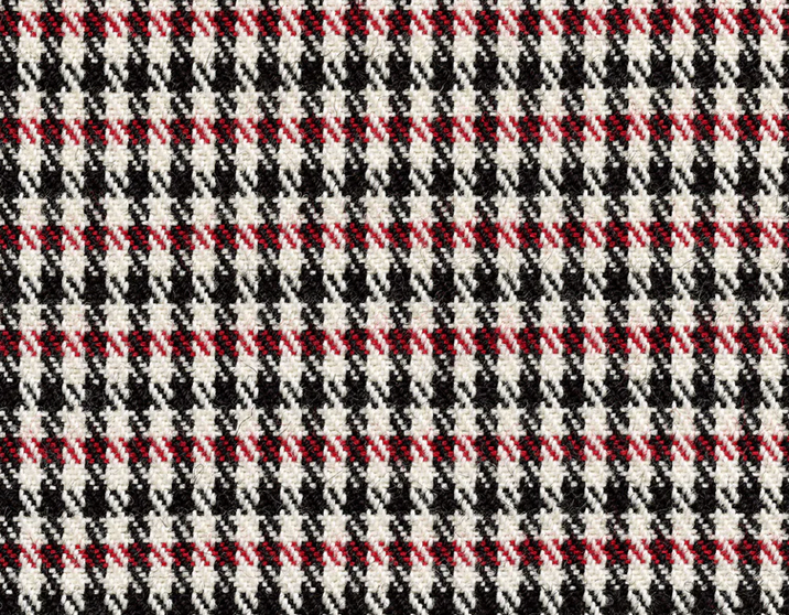 Pepita — Red / Black / White fabric swatch