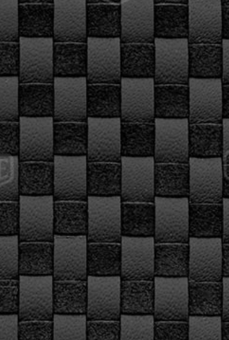 Woven Leather — Onyx fabric swatch