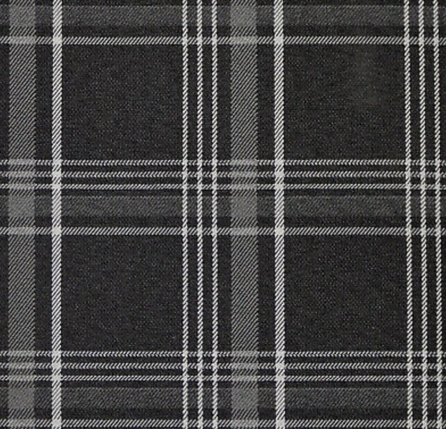 Golf MK7 Plaid Tartan — Grey fabric swatch